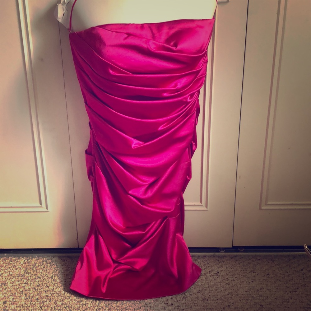 Fuchsia pink Cache dress